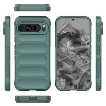 Google Pixel 9 Pro XL 5G Magic Shield TPU + Flannel Phone Case: Durable, Non-toxic, Easy Access, Stylish Design