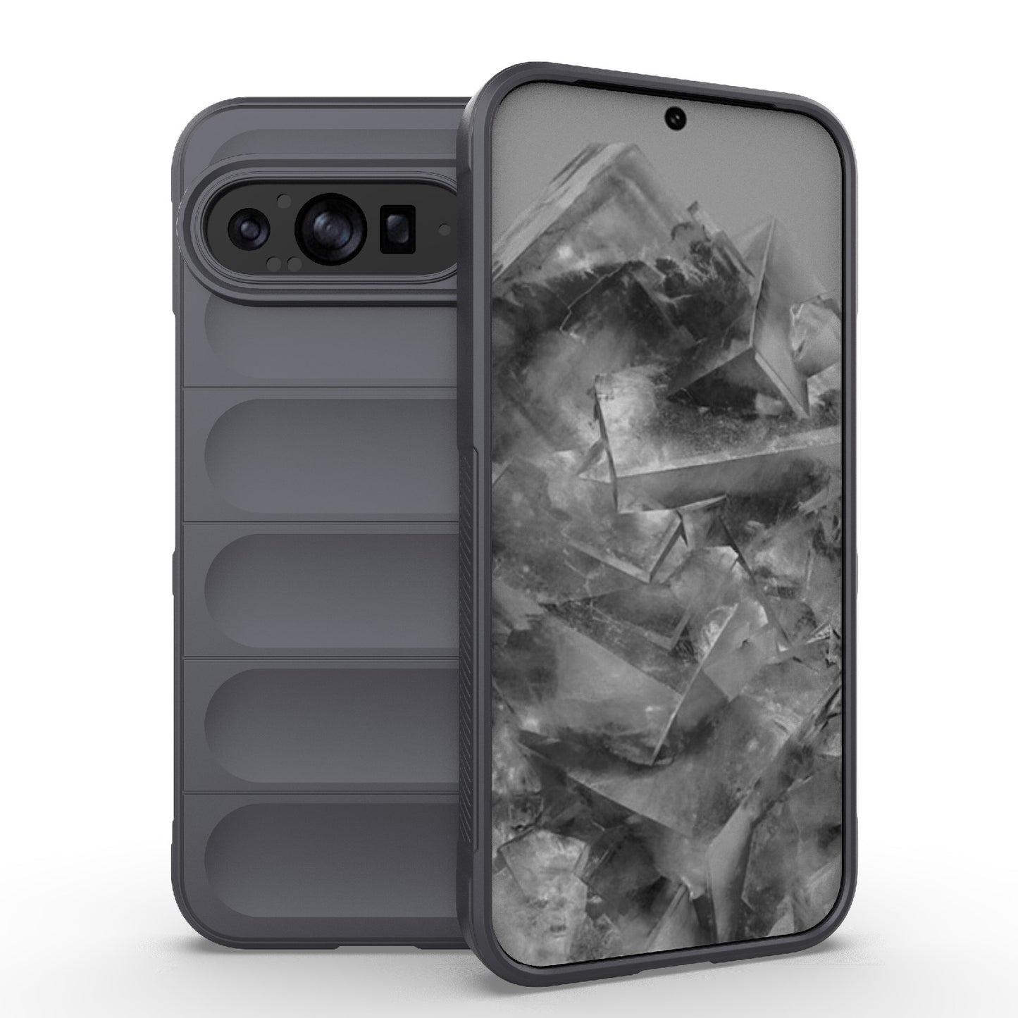Google Pixel 9 Pro XL 5G Magic Shield TPU + Flannel Phone Case: Durable, Non-toxic, Easy Access, Stylish Design