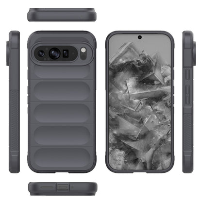 Google Pixel 9 Pro XL 5G Magic Shield TPU + Flannel Phone Case: Durable, Non-toxic, Easy Access, Stylish Design