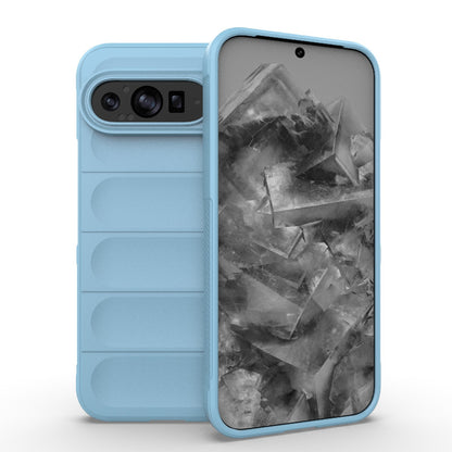 Google Pixel 9 Pro XL 5G Magic Shield TPU + Flannel Phone Case: Durable, Non-toxic, Easy Access, Stylish Design