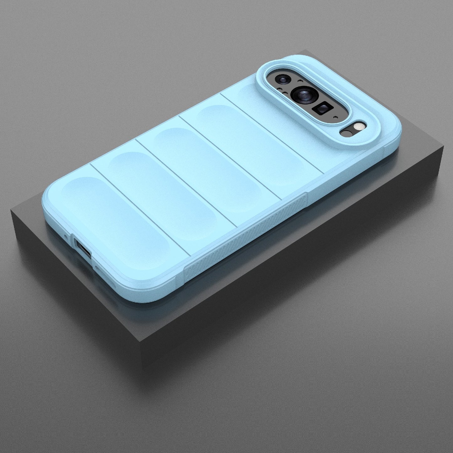 Google Pixel 9 Pro XL 5G Magic Shield TPU + Flannel Phone Case: Durable, Non-toxic, Easy Access, Stylish Design