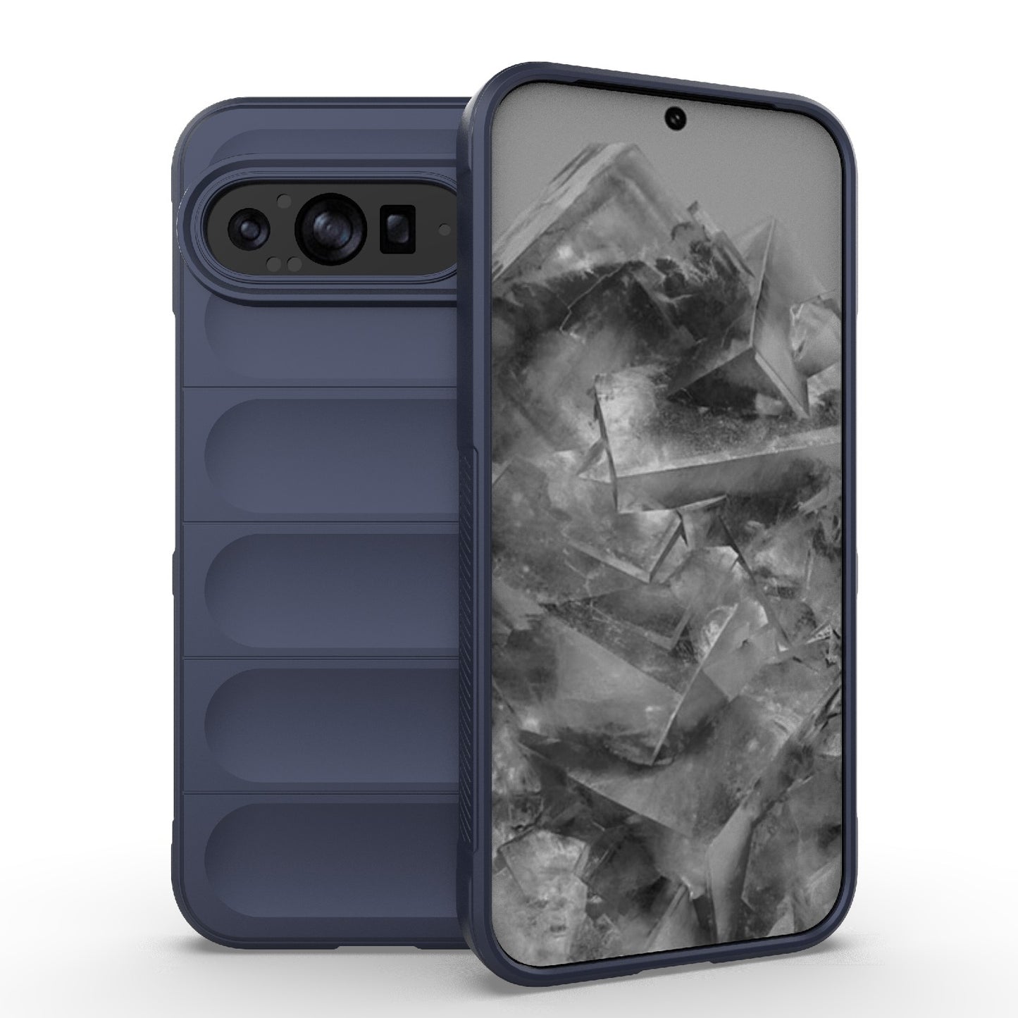 Google Pixel 9 Pro XL 5G Magic Shield TPU + Flannel Phone Case: Durable, Non-toxic, Easy Access, Stylish Design