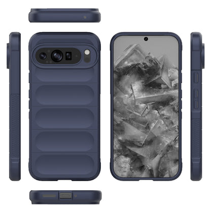 Google Pixel 9 Pro XL 5G Magic Shield TPU + Flannel Phone Case: Durable, Non-toxic, Easy Access, Stylish Design