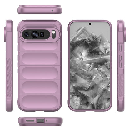 Google Pixel 9 Pro XL 5G Magic Shield TPU + Flannel Phone Case: Durable, Non-toxic, Easy Access, Stylish Design