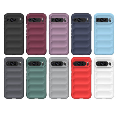 Google Pixel 9 Pro XL 5G Magic Shield TPU + Flannel Phone Case: Durable, Non-toxic, Easy Access, Stylish Design