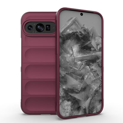 Google Pixel 9 Pro XL 5G Magic Shield TPU + Flannel Phone Case: Durable, Non-toxic, Easy Access, Stylish Design