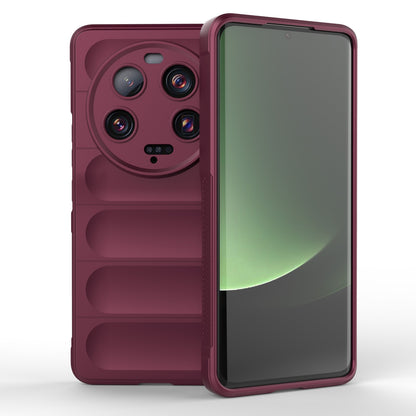 Xiaomi 13 Ultra Magic Shield TPU + Flannel Phone Case: Durable, Non-toxic, Easy Access, Stylish Design