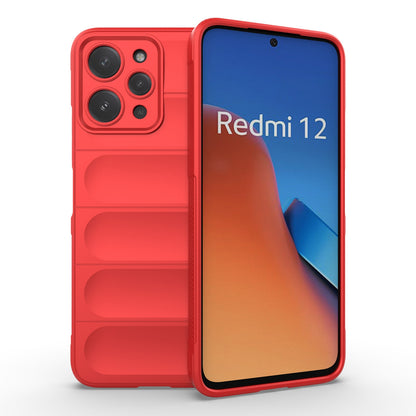 Xiaomi Redmi 12 4G Magic Shield TPU + Flannel Phone Case: Durable, Non-toxic, Easy Access, Stylish Design