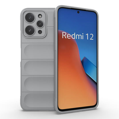 Xiaomi Redmi 12 4G Magic Shield TPU + Flannel Phone Case: Durable, Non-toxic, Easy Access, Stylish Design