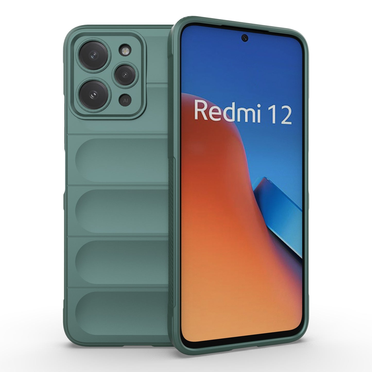 Xiaomi Redmi 12 4G Magic Shield TPU + Flannel Phone Case: Durable, Non-toxic, Easy Access, Stylish Design
