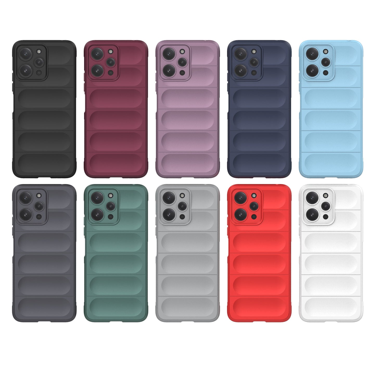 Xiaomi Redmi 12 4G Magic Shield TPU + Flannel Phone Case: Durable, Non-toxic, Easy Access, Stylish Design