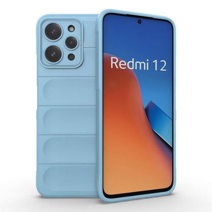 Xiaomi Redmi 12 4G Magic Shield TPU + Flannel Phone Case: Durable, Non-toxic, Easy Access, Stylish Design