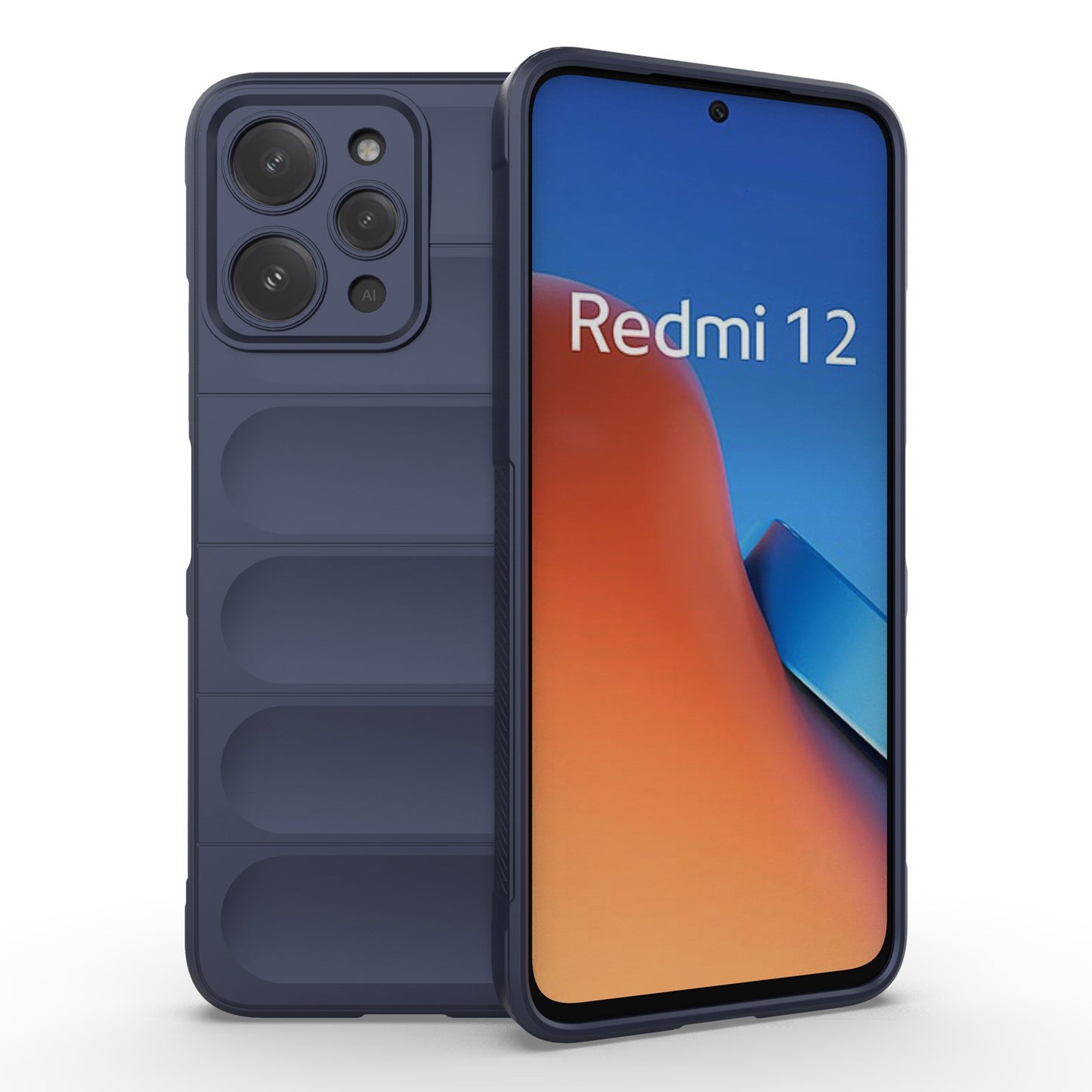 Xiaomi Redmi 12 4G Magic Shield TPU + Flannel Phone Case: Durable, Non-toxic, Easy Access, Stylish Design