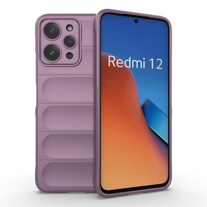 Xiaomi Redmi 12 4G Magic Shield TPU + Flannel Phone Case: Durable, Non-toxic, Easy Access, Stylish Design