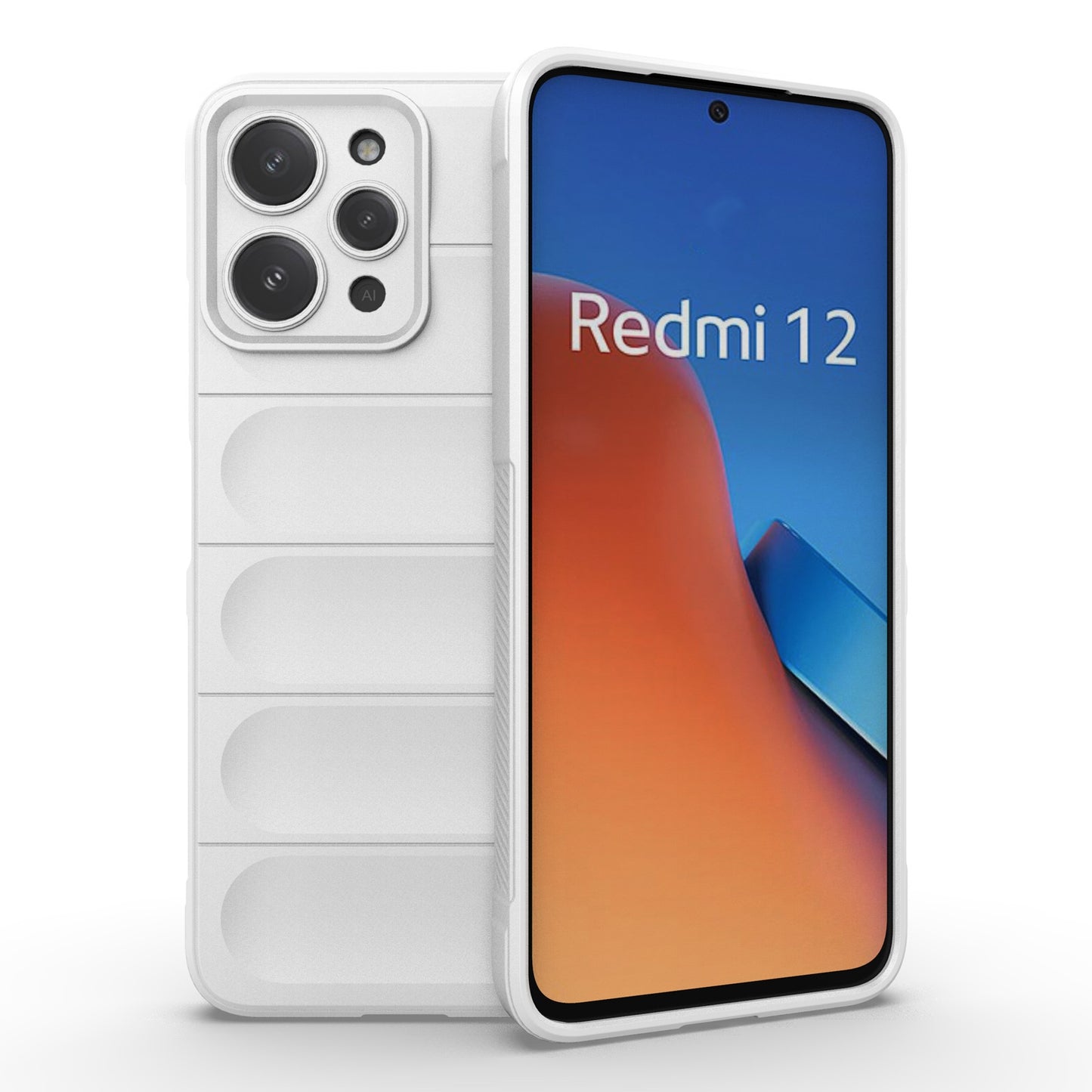 Xiaomi Redmi 12 4G Magic Shield TPU + Flannel Phone Case: Durable, Non-toxic, Easy Access, Stylish Design