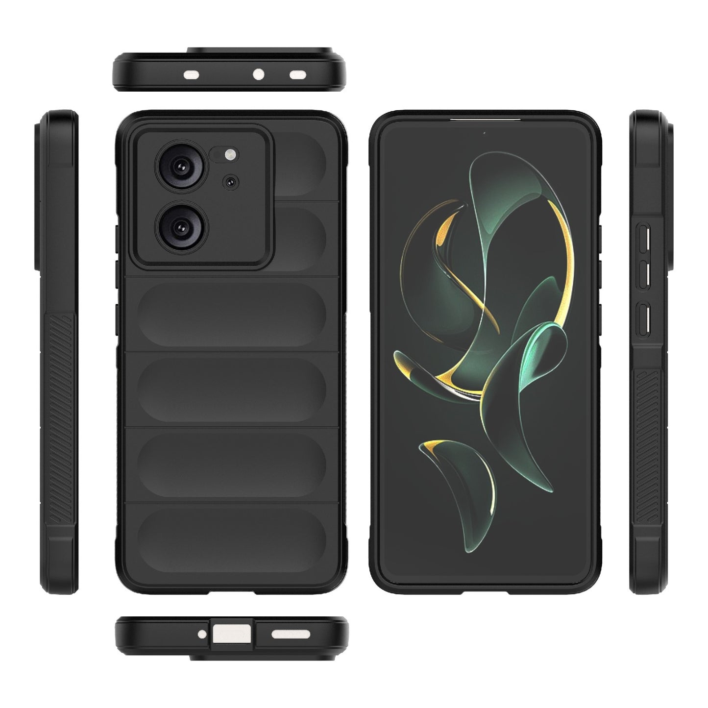 Xiaomi Redmi K60 Ultra Magic Shield TPU + Flannel Phone Case: Durable, Non-toxic, Easy Access, Stylish Design