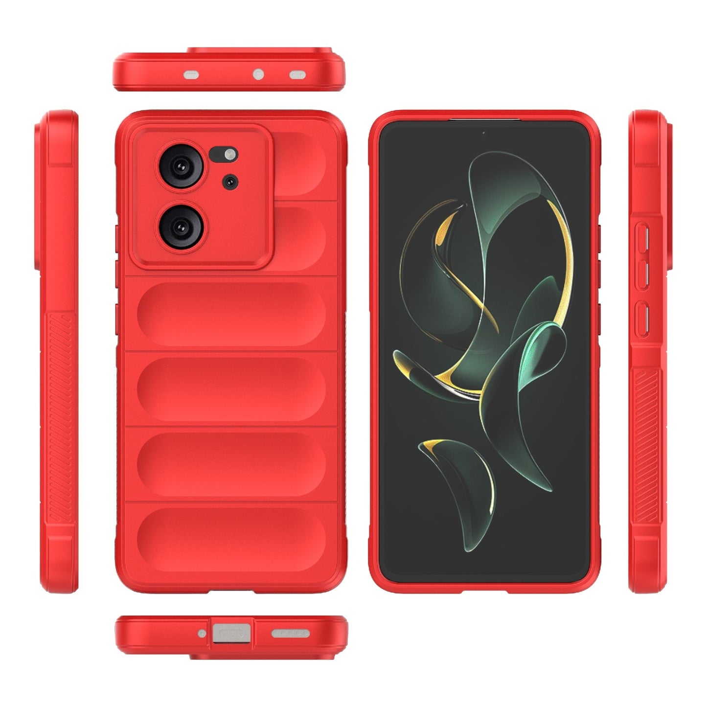 Xiaomi Redmi K60 Ultra Magic Shield TPU + Flannel Phone Case: Durable, Non-toxic, Easy Access, Stylish Design