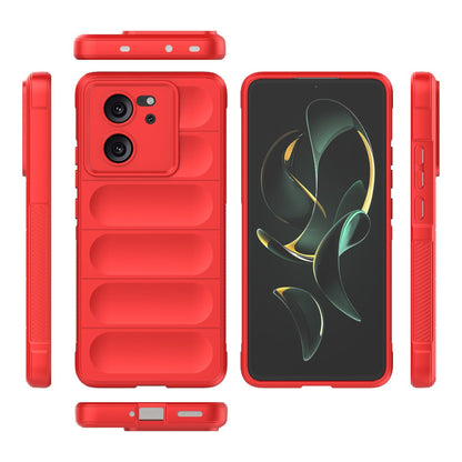 Xiaomi Redmi K60 Ultra Magic Shield TPU + Flannel Phone Case: Durable, Non-toxic, Easy Access, Stylish Design