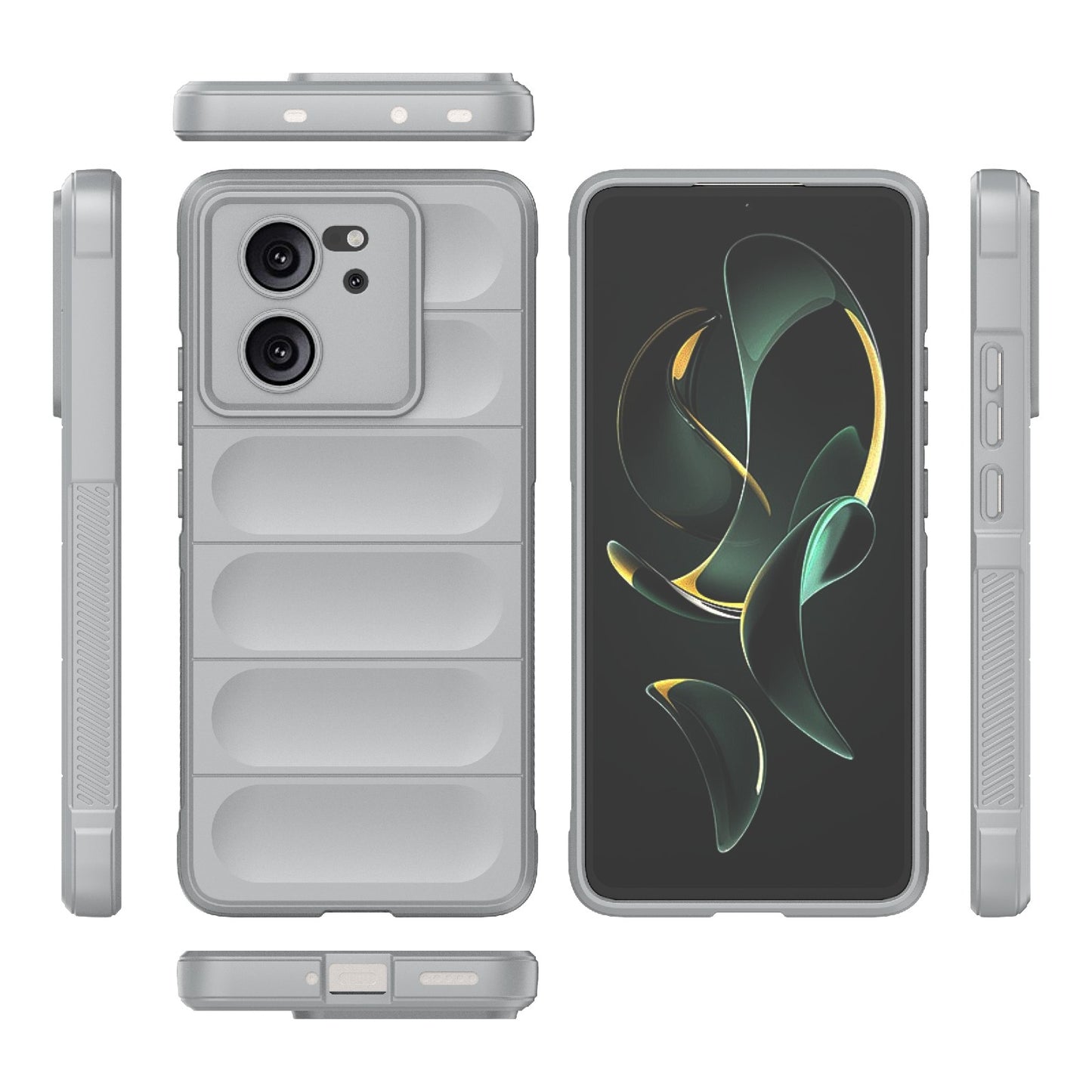 Xiaomi Redmi K60 Ultra Magic Shield TPU + Flannel Phone Case: Durable, Non-toxic, Easy Access, Stylish Design