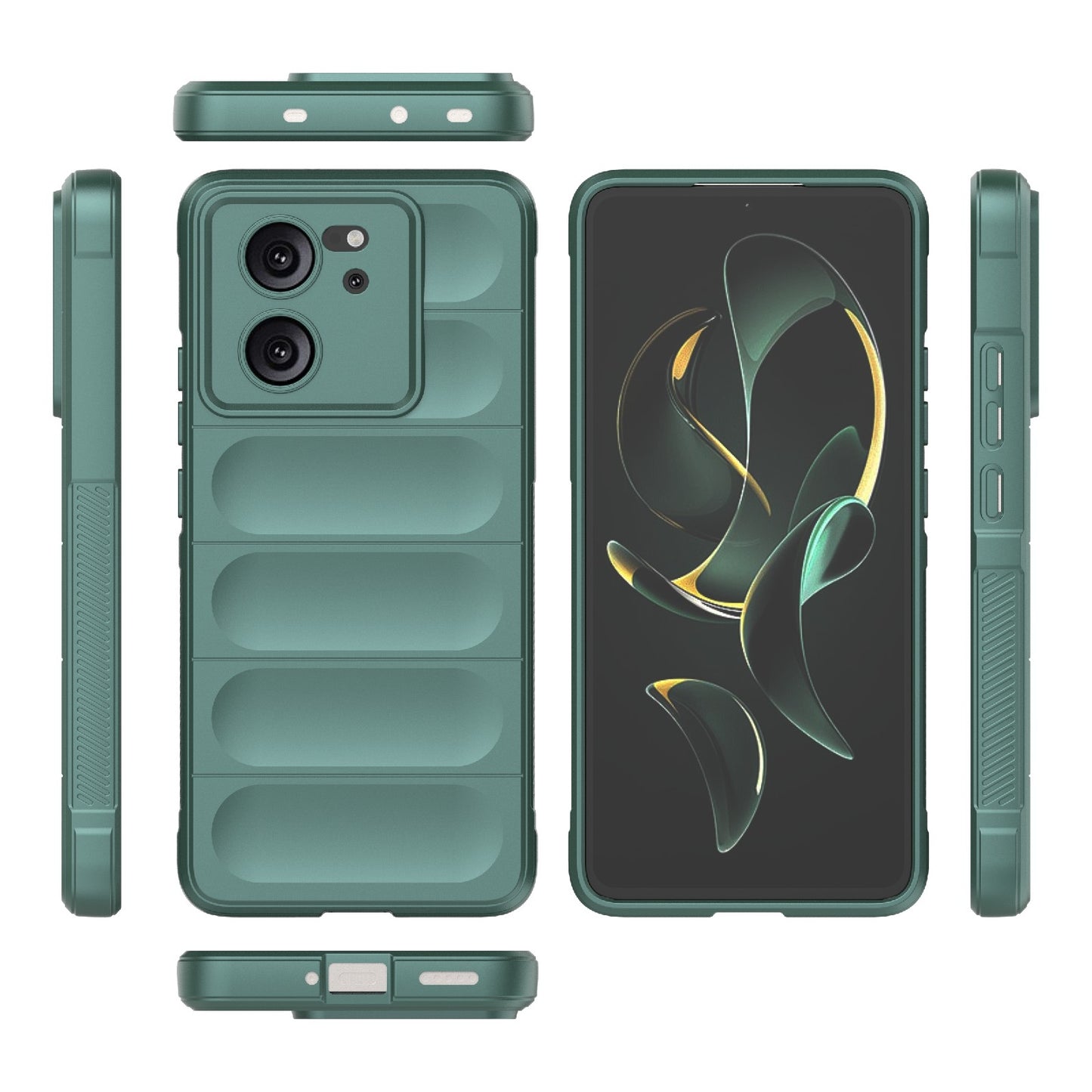 Xiaomi Redmi K60 Ultra Magic Shield TPU + Flannel Phone Case: Durable, Non-toxic, Easy Access, Stylish Design