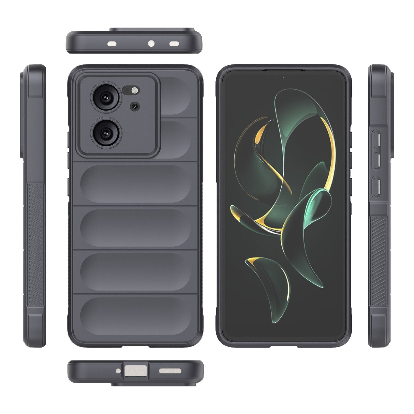 Xiaomi Redmi K60 Ultra Magic Shield TPU + Flannel Phone Case: Durable, Non-toxic, Easy Access, Stylish Design
