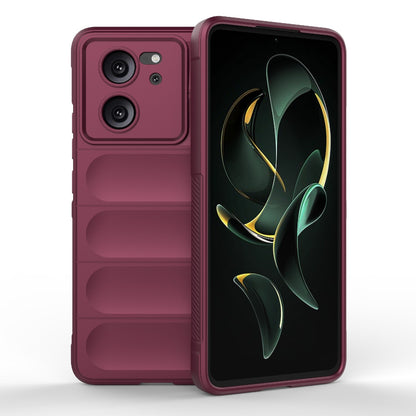 Xiaomi Redmi K60 Ultra Magic Shield TPU + Flannel Phone Case: Durable, Non-toxic, Easy Access, Stylish Design