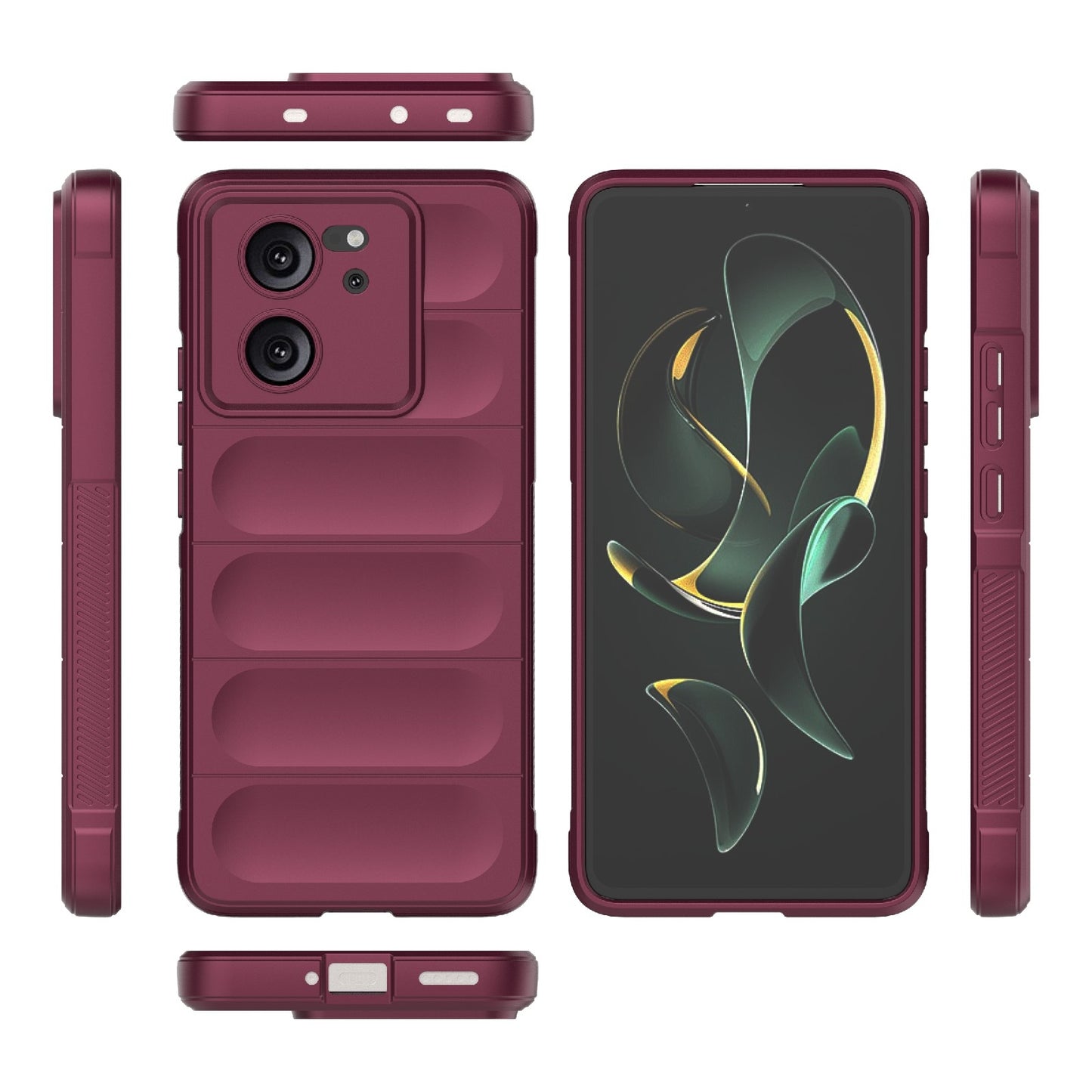 Xiaomi Redmi K60 Ultra Magic Shield TPU + Flannel Phone Case: Durable, Non-toxic, Easy Access, Stylish Design