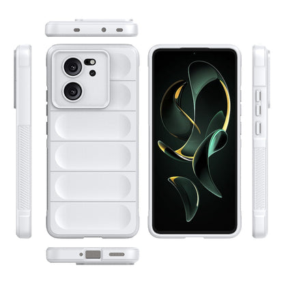 Xiaomi Redmi K60 Ultra Magic Shield TPU + Flannel Phone Case: Durable, Non-toxic, Easy Access, Stylish Design