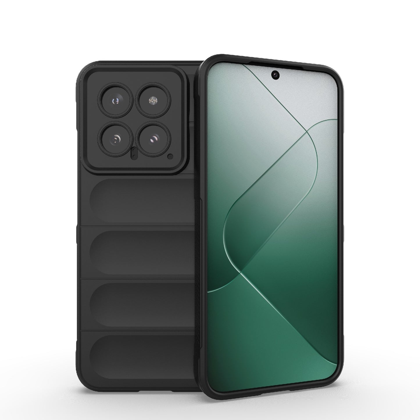Xiaomi 14 5G Magic Shield TPU + Flannel Phone Case: Durable, Non-toxic, Easy Access, Stylish Design
