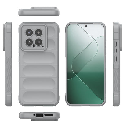 Xiaomi 14 5G Magic Shield TPU + Flannel Phone Case: Durable, Non-toxic, Easy Access, Stylish Design