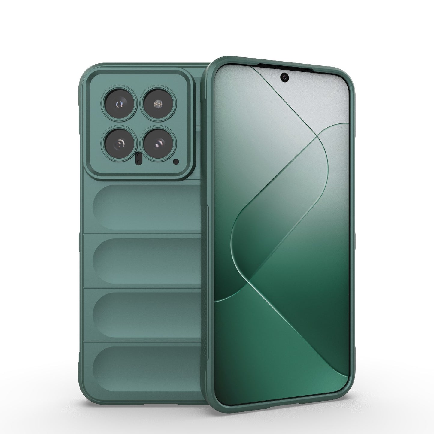 Xiaomi 14 5G Magic Shield TPU + Flannel Phone Case: Durable, Non-toxic, Easy Access, Stylish Design