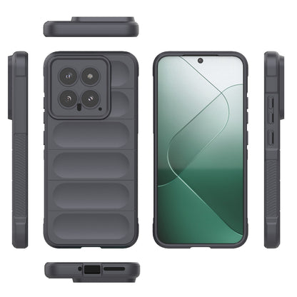 Xiaomi 14 5G Magic Shield TPU + Flannel Phone Case: Durable, Non-toxic, Easy Access, Stylish Design