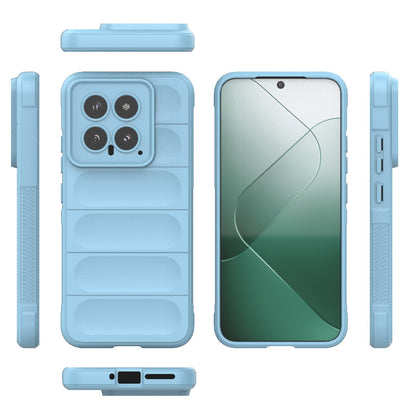 Xiaomi 14 5G Magic Shield TPU + Flannel Phone Case: Durable, Non-toxic, Easy Access, Stylish Design