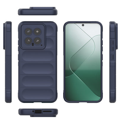 Xiaomi 14 5G Magic Shield TPU + Flannel Phone Case: Durable, Non-toxic, Easy Access, Stylish Design