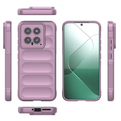 Xiaomi 14 5G Magic Shield TPU + Flannel Phone Case: Durable, Non-toxic, Easy Access, Stylish Design