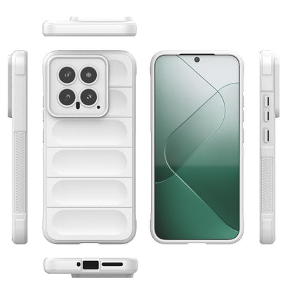 Xiaomi 14 5G Magic Shield TPU + Flannel Phone Case: Durable, Non-toxic, Easy Access, Stylish Design