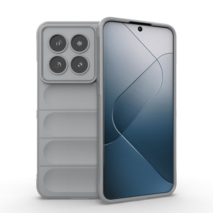 Xiaomi 14 Pro 5G Magic Shield TPU + Flannel Phone Case: Durable, Non-toxic, Easy Access, Stylish Design