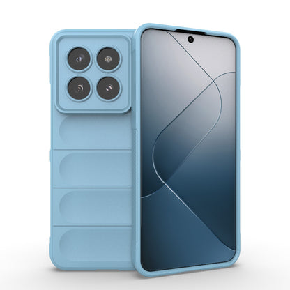 Xiaomi 14 Pro 5G Magic Shield TPU + Flannel Phone Case: Durable, Non-toxic, Easy Access, Stylish Design