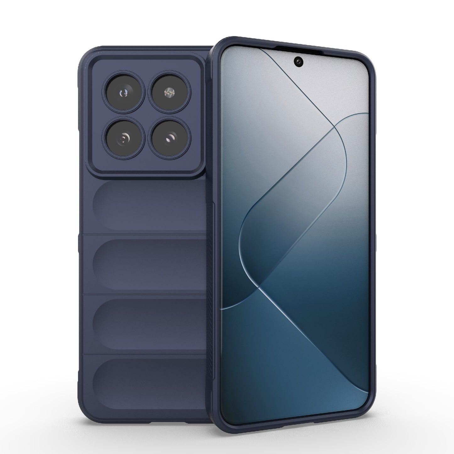 Xiaomi 14 Pro 5G Magic Shield TPU + Flannel Phone Case: Durable, Non-toxic, Easy Access, Stylish Design