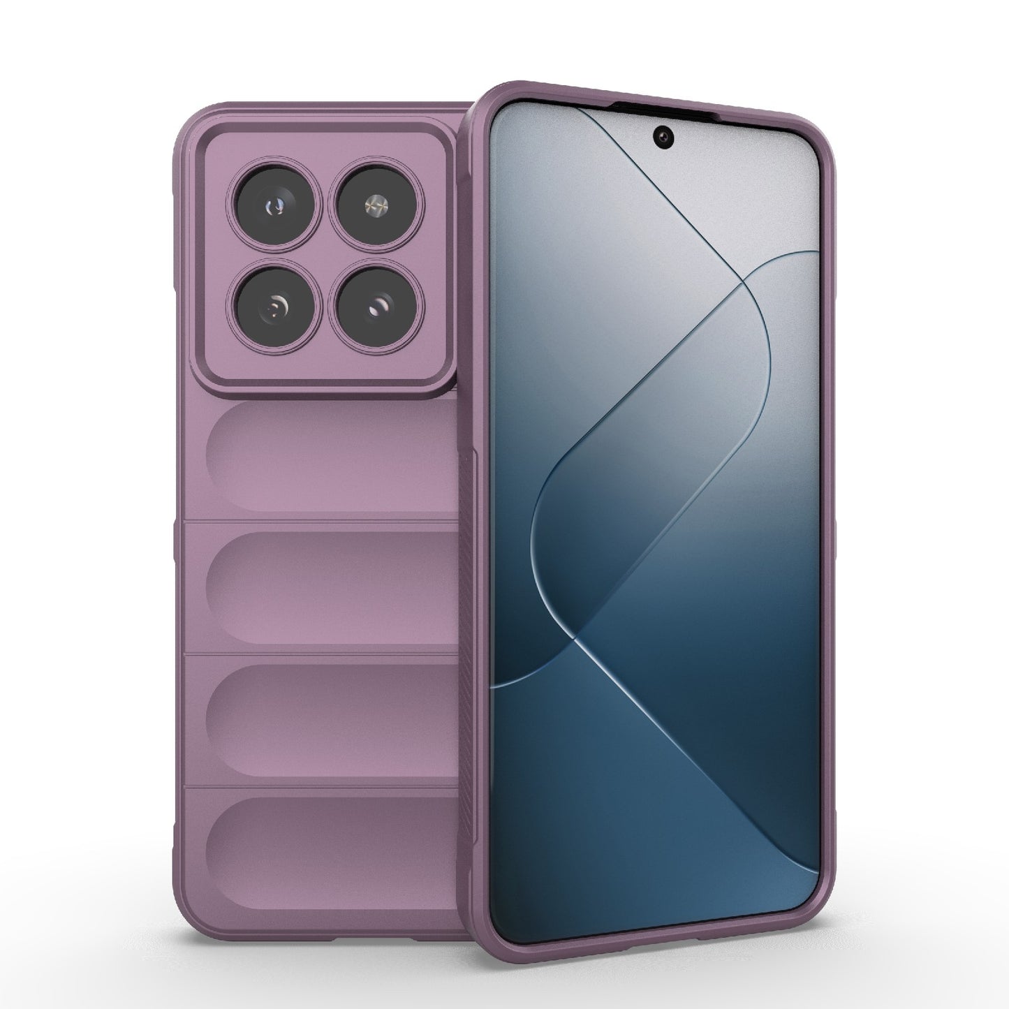 Xiaomi 14 Pro 5G Magic Shield TPU + Flannel Phone Case: Durable, Non-toxic, Easy Access, Stylish Design