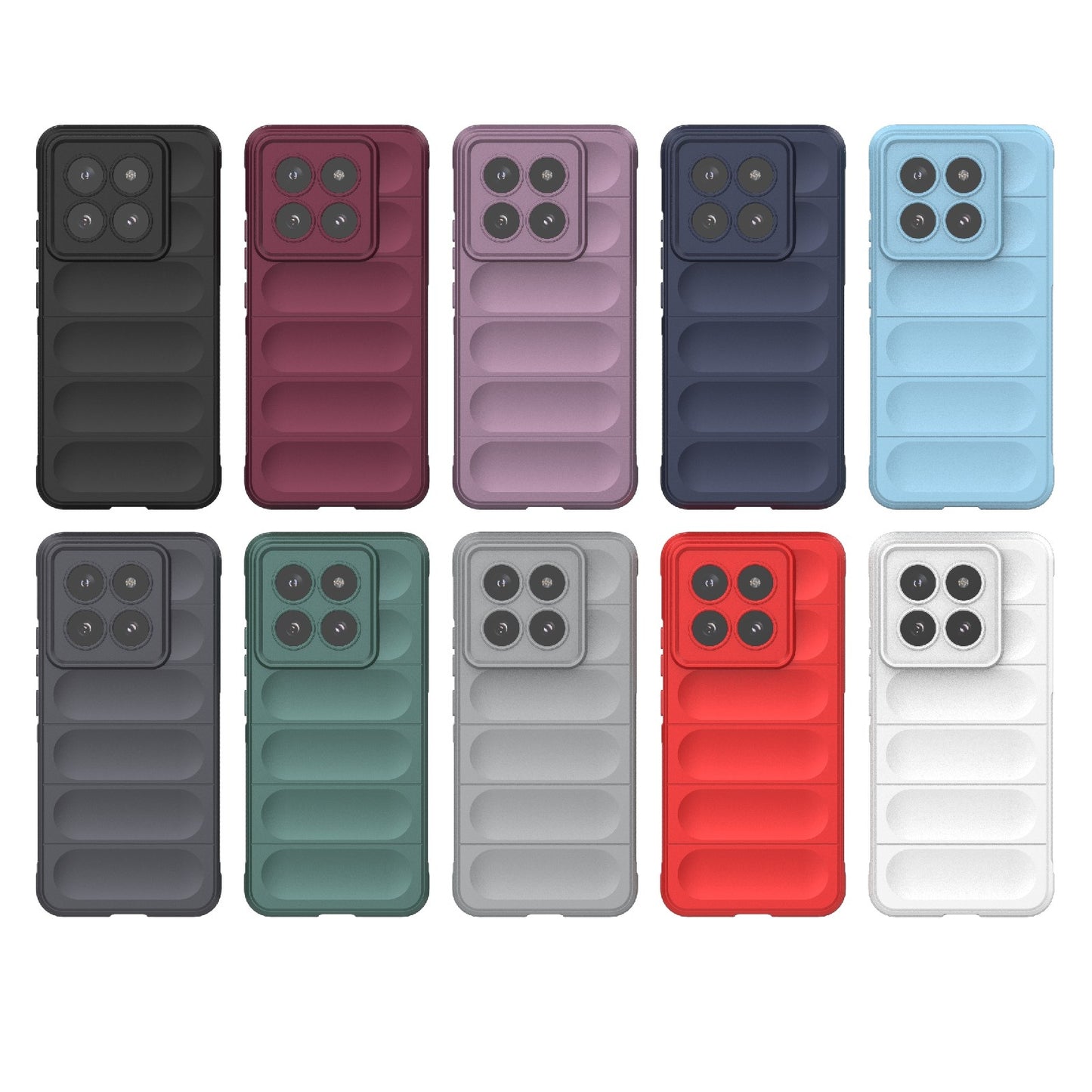 Xiaomi 14 Pro 5G Magic Shield TPU + Flannel Phone Case: Durable, Non-toxic, Easy Access, Stylish Design
