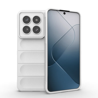 Xiaomi 14 Pro 5G Magic Shield TPU + Flannel Phone Case: Durable, Non-toxic, Easy Access, Stylish Design