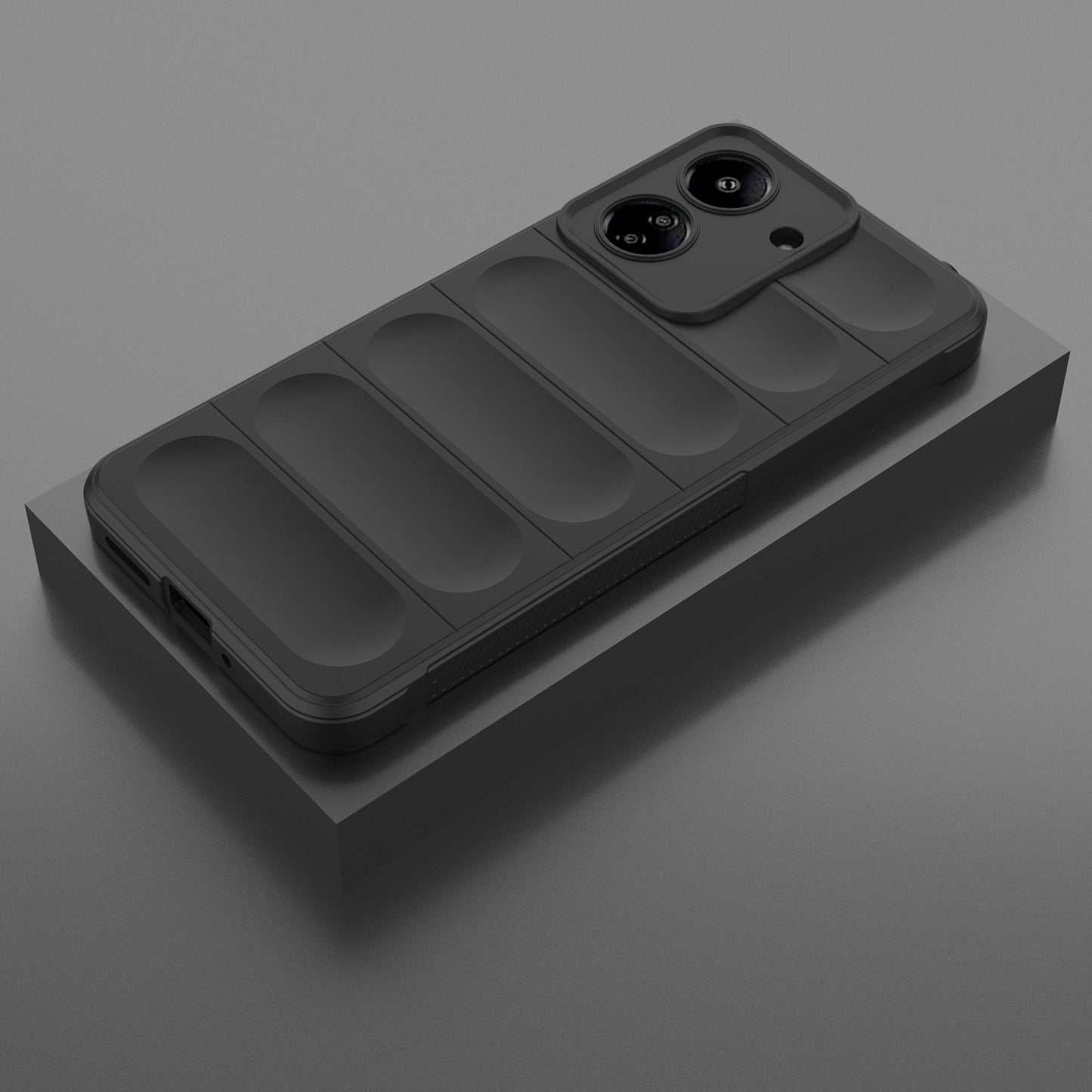 Xiaomi Redmi 13C 4G Global Magic Shield TPU + Flannel Phone Case: Durable, Non-toxic, Easy Access, Stylish Design