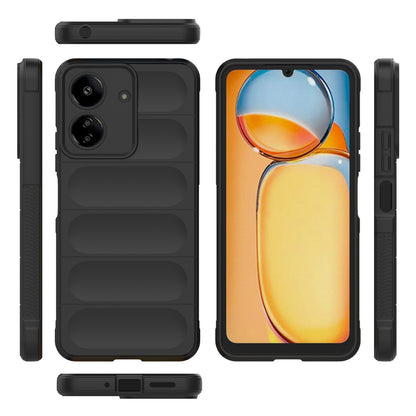 Xiaomi Redmi 13C 4G Global Magic Shield TPU + Flannel Phone Case: Durable, Non-toxic, Easy Access, Stylish Design