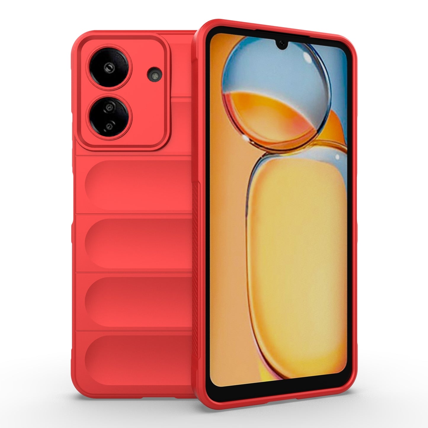 Xiaomi Redmi 13C 4G Global Magic Shield TPU + Flannel Phone Case: Durable, Non-toxic, Easy Access, Stylish Design