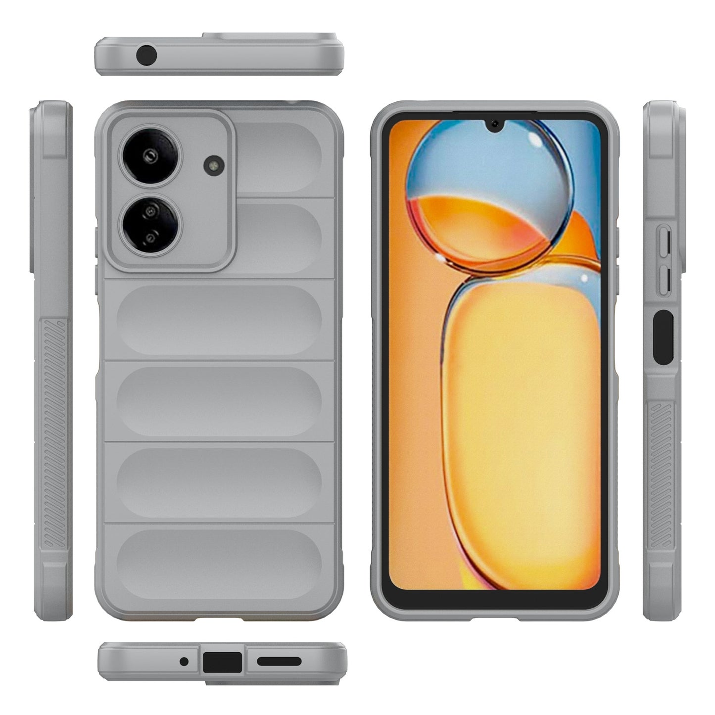 Xiaomi Redmi 13C 4G Global Magic Shield TPU + Flannel Phone Case: Durable, Non-toxic, Easy Access, Stylish Design