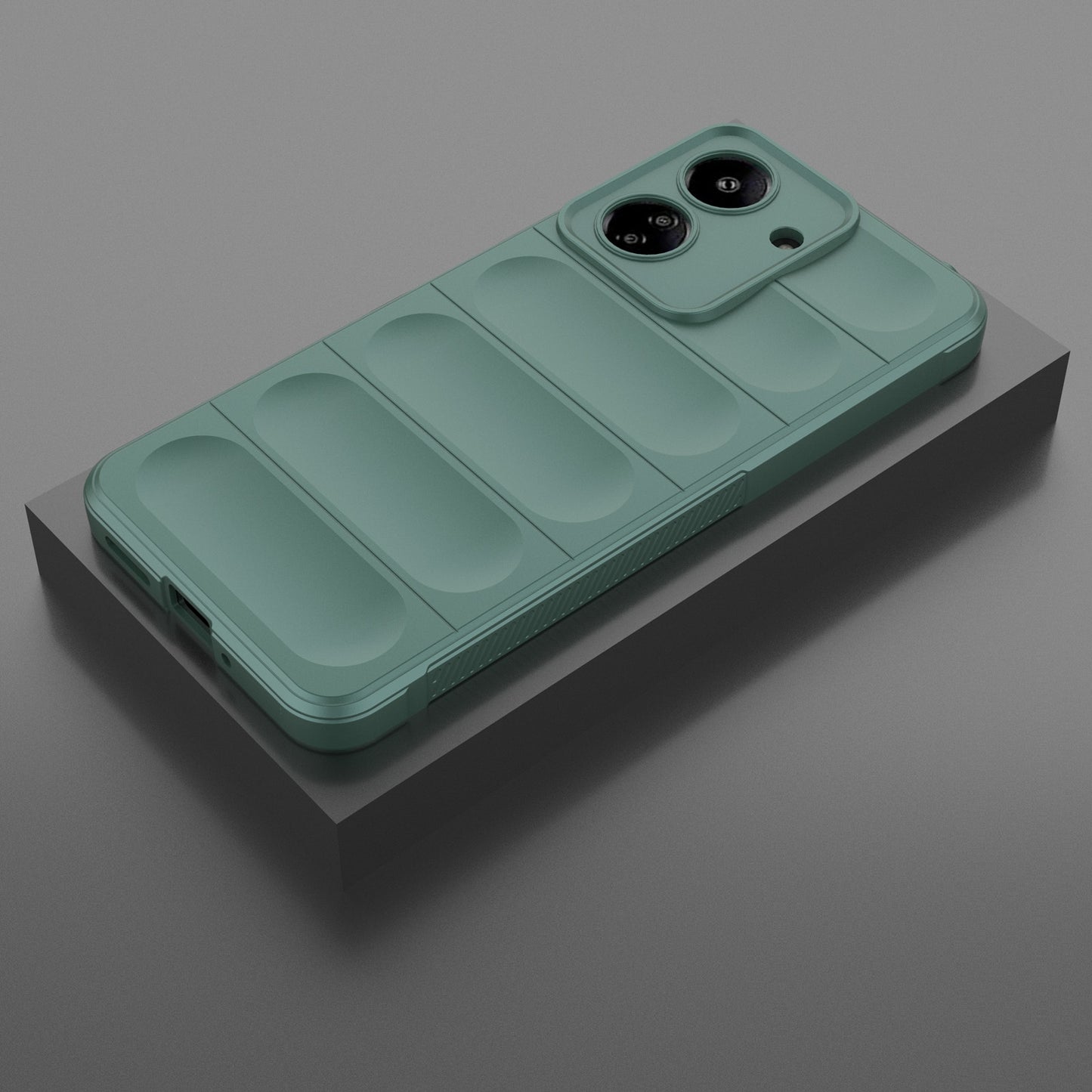 Xiaomi Redmi 13C 4G Global Magic Shield TPU + Flannel Phone Case: Durable, Non-toxic, Easy Access, Stylish Design