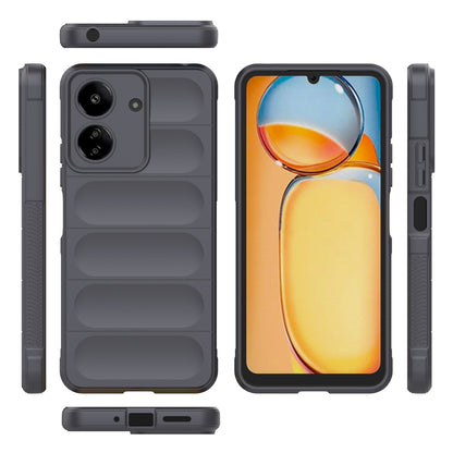 Xiaomi Redmi 13C 4G Global Magic Shield TPU + Flannel Phone Case: Durable, Non-toxic, Easy Access, Stylish Design