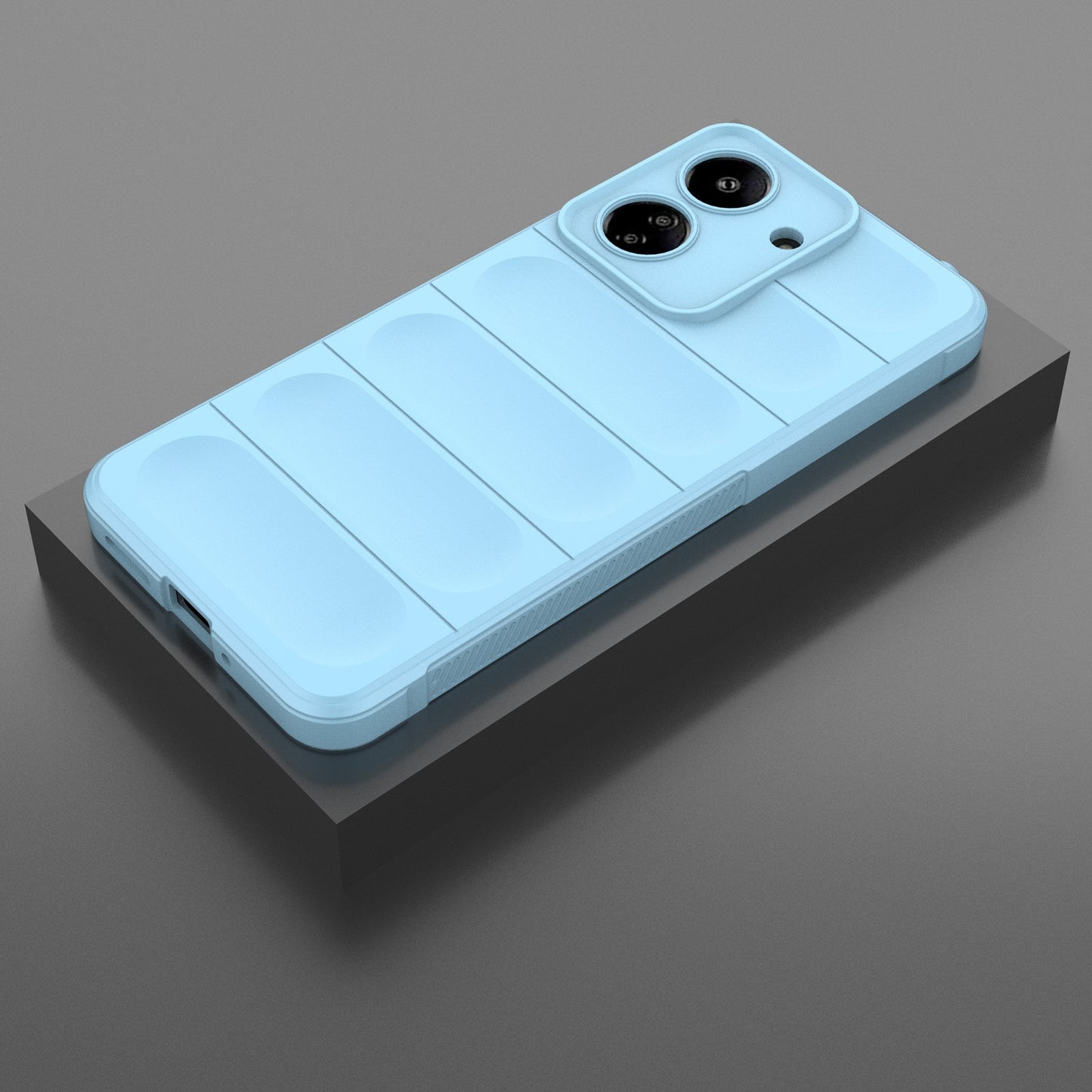 Xiaomi Redmi 13C 4G Global Magic Shield TPU + Flannel Phone Case: Durable, Non-toxic, Easy Access, Stylish Design