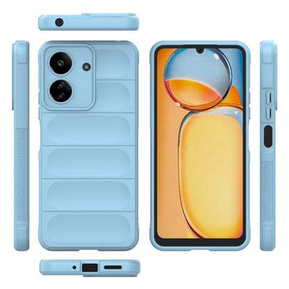 Xiaomi Redmi 13C 4G Global Magic Shield TPU + Flannel Phone Case: Durable, Non-toxic, Easy Access, Stylish Design